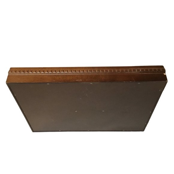 Desk Organizer Silverware Tray Junk Drawer Organizer Shadow Box Wood - Picture 2 of 7